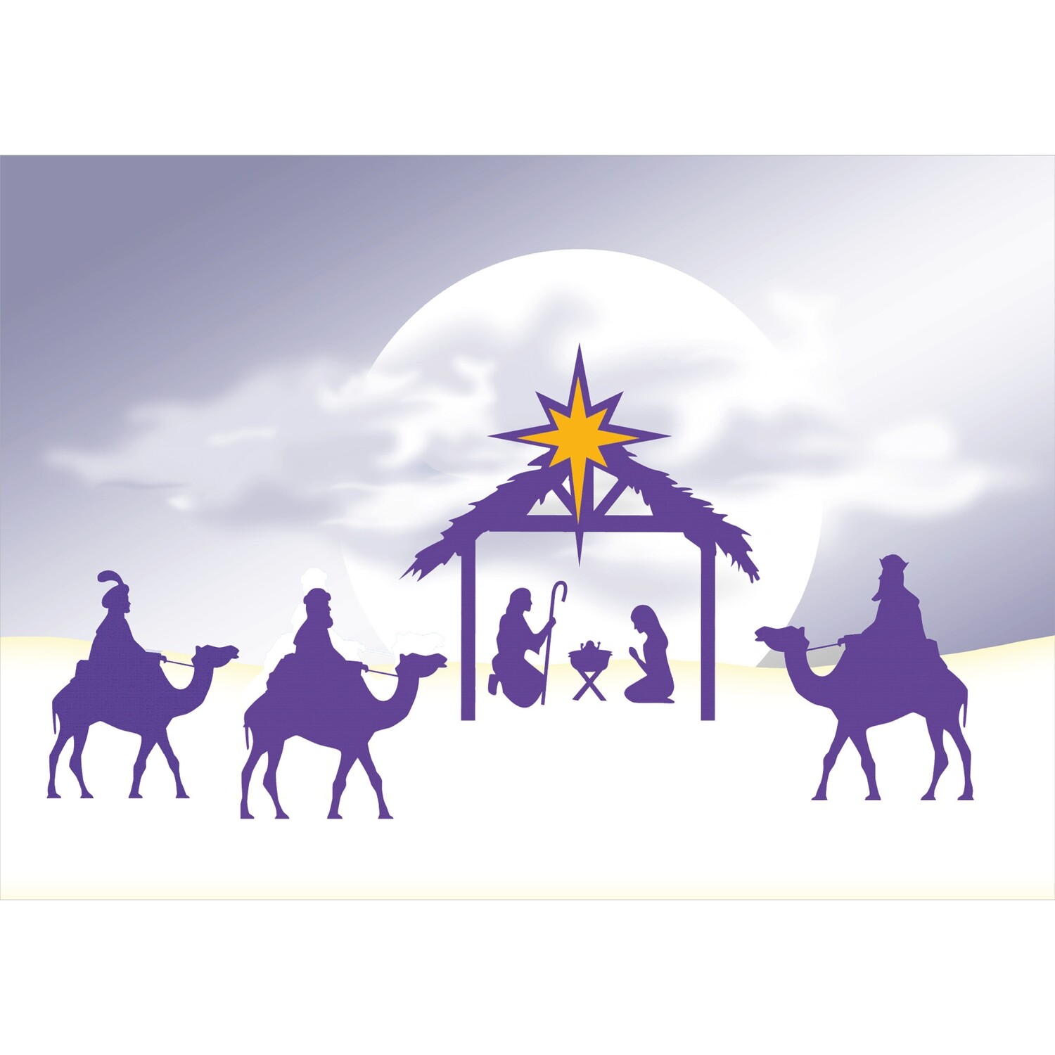 Nativity Night Silhouette