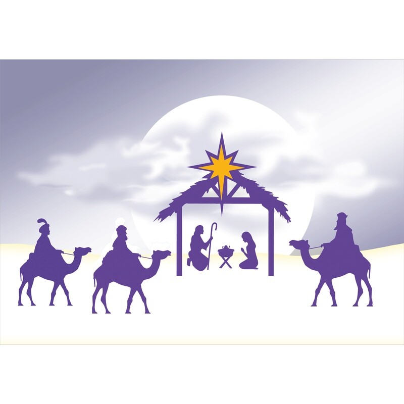 Nativity Night Silhouette