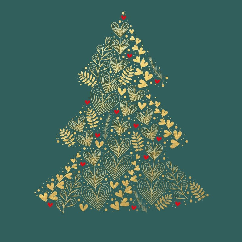 Cascading Heart Tree