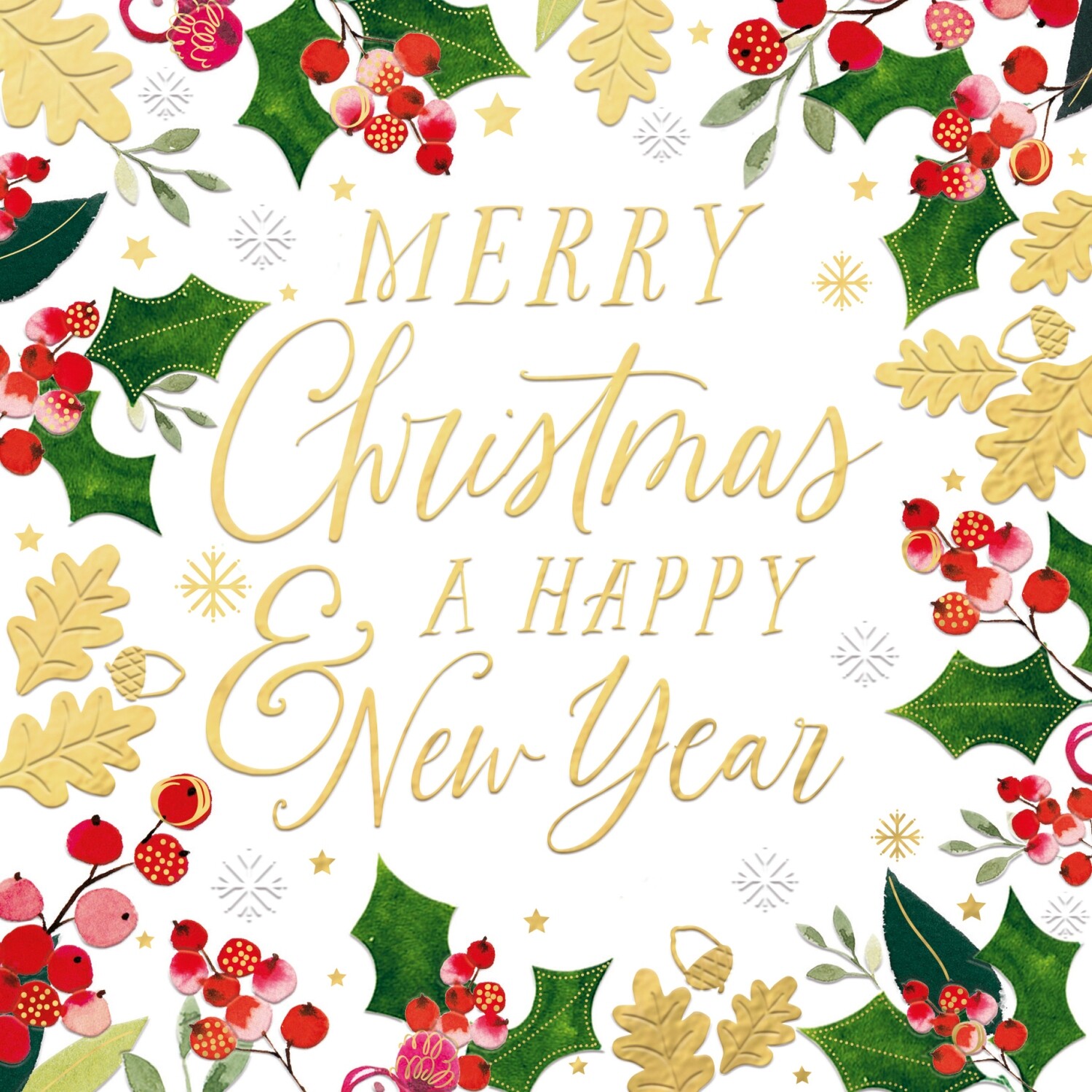 Floral Merry Christmas