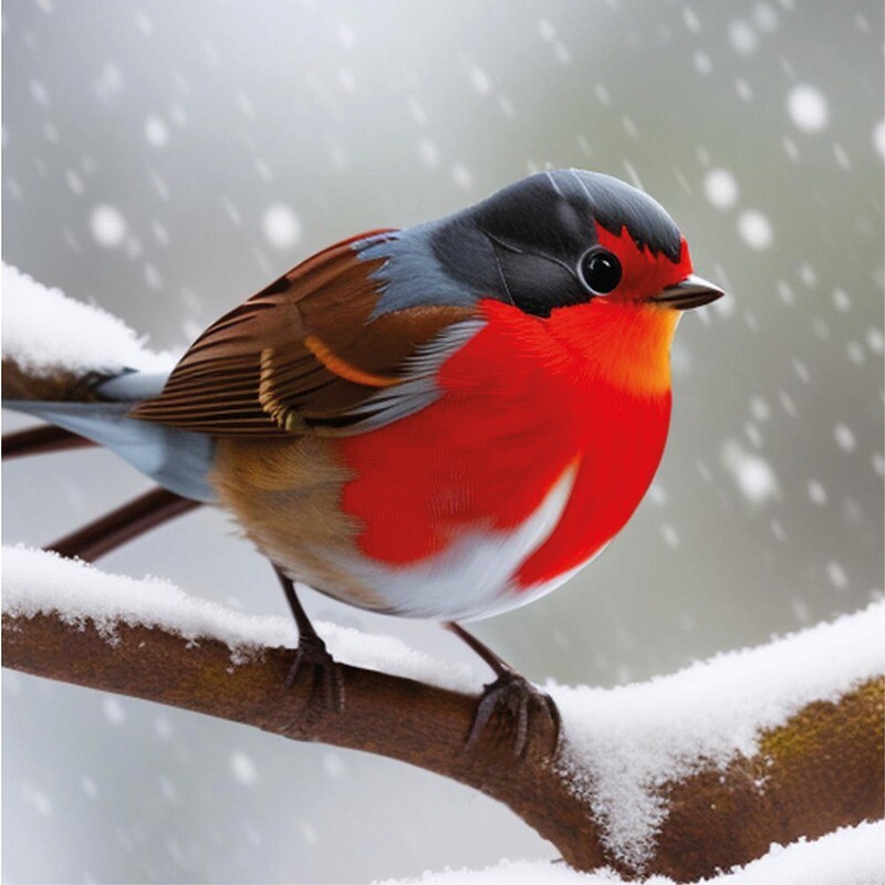 Vibrant Robin
