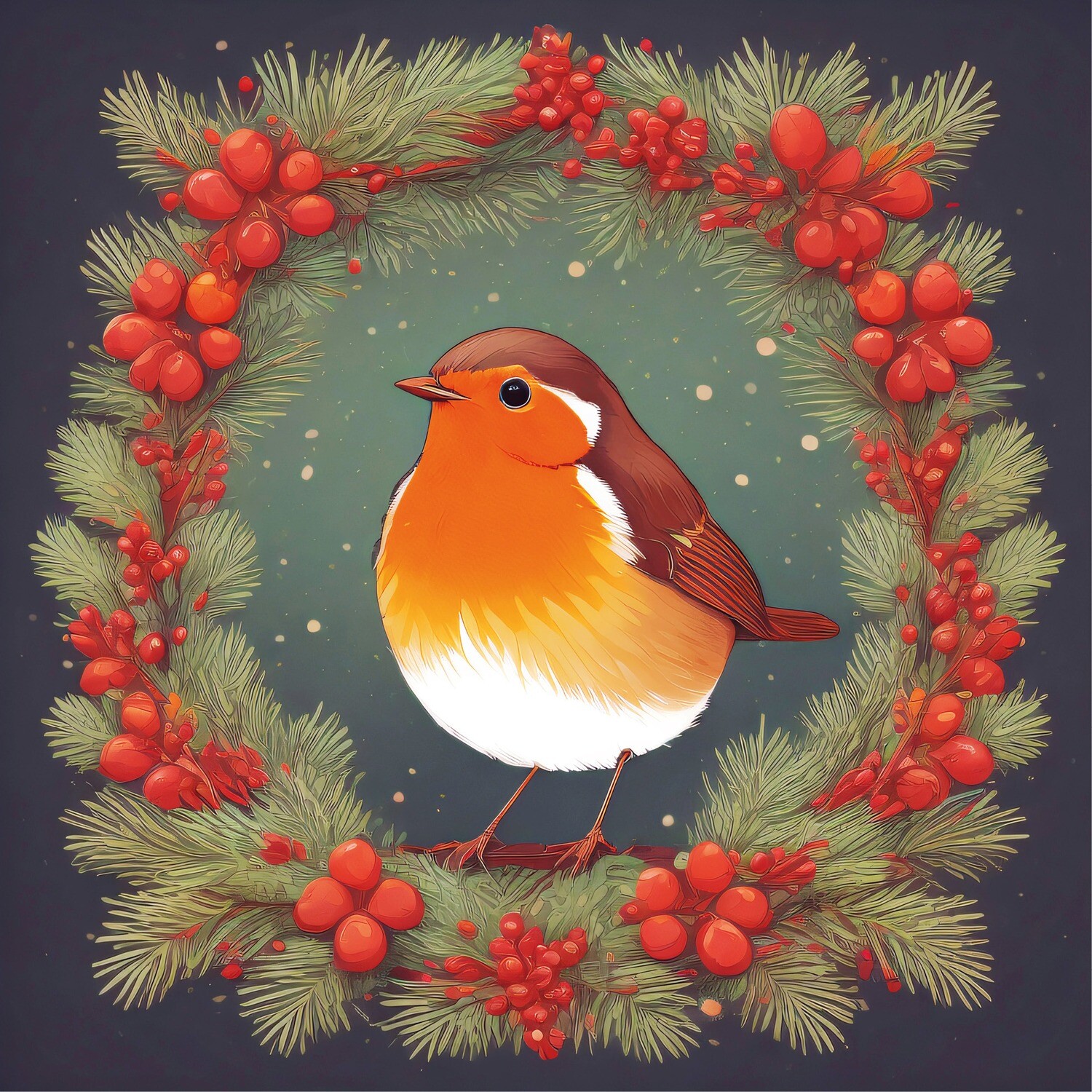 Robin Classic Wreath