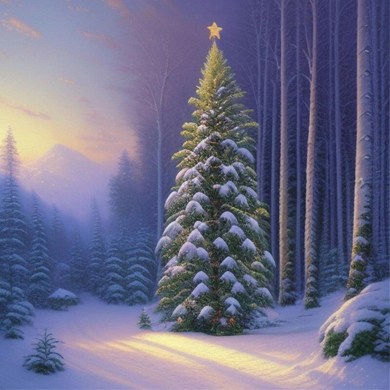 Forest at Christmas