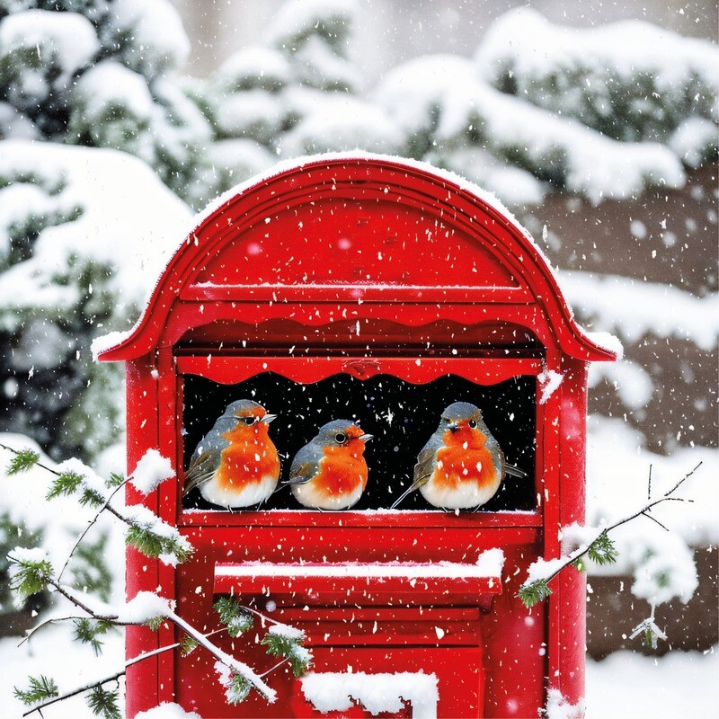 Pillar Box Robins