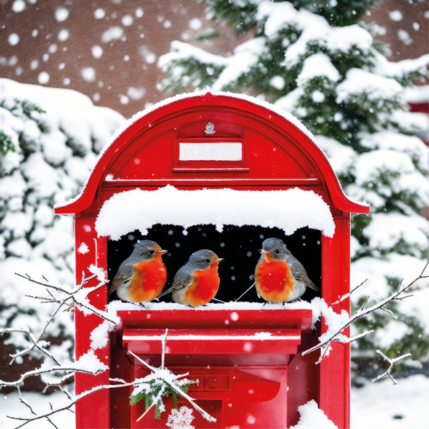 Postbox Robins