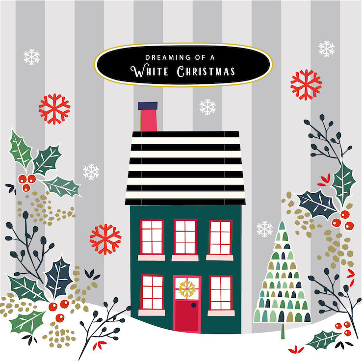 White Christmas Cottage