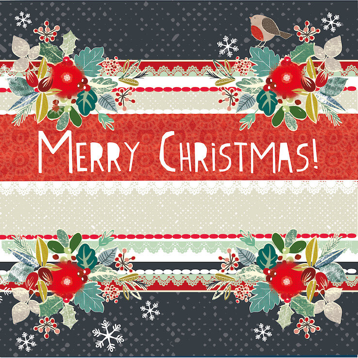 Merry Christmas Tapestry
