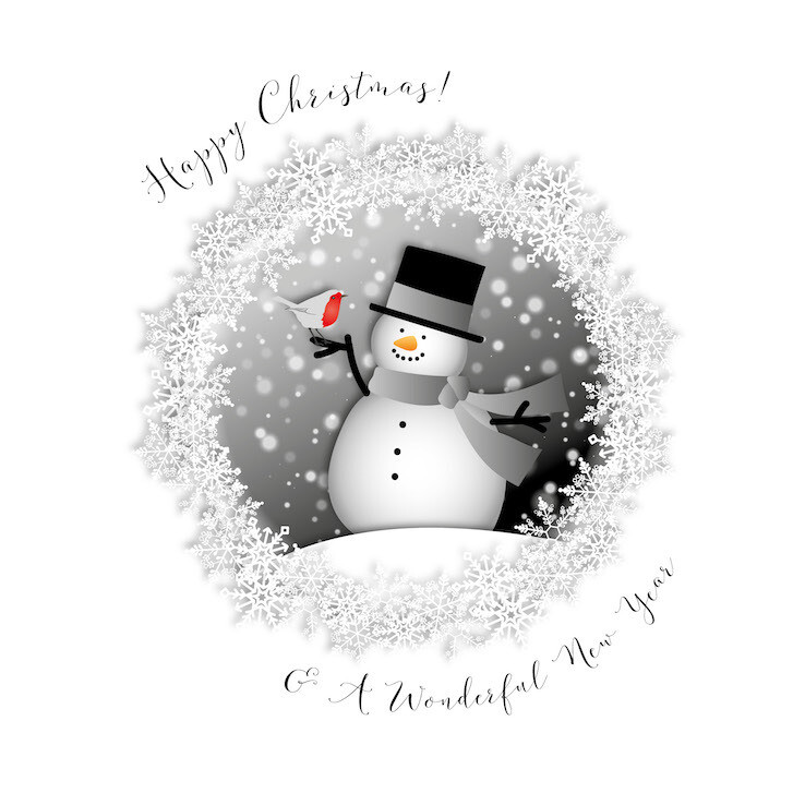 Happy Christmas! Snowman
