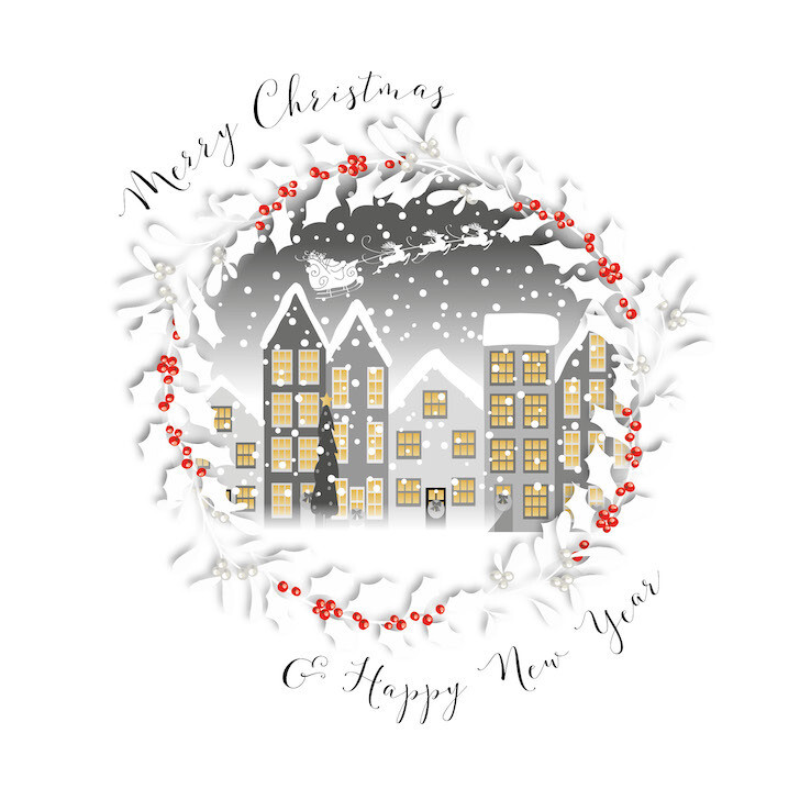 Merry Christmas Village