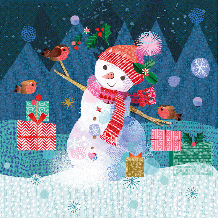 Aqua Snowman