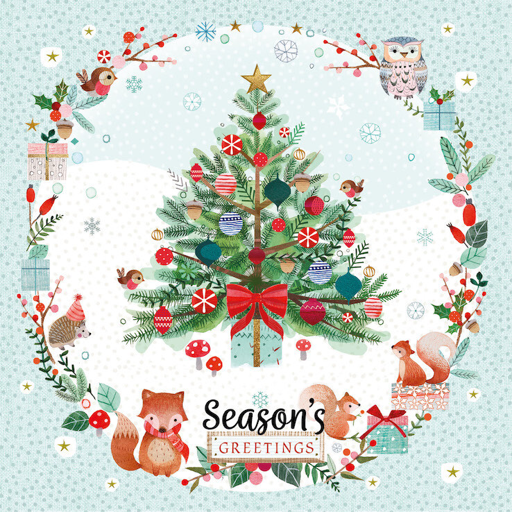 Season&#39;s Greetings Tree