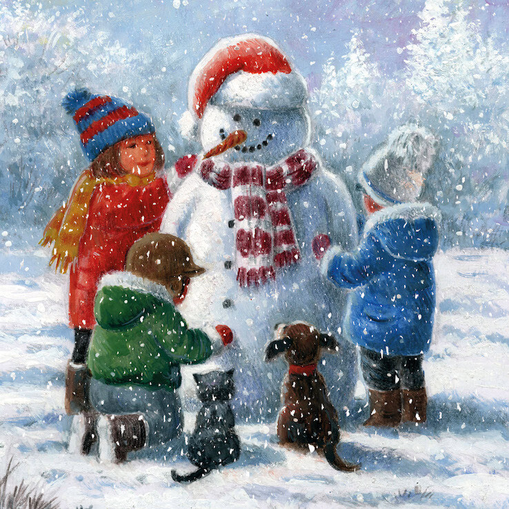 Making Snowman