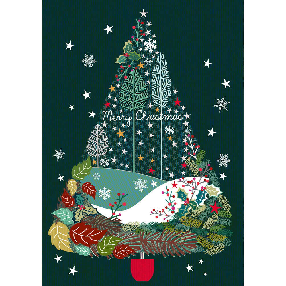 Festive Scene Tree