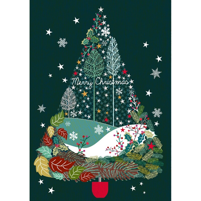 Festive Scene Tree