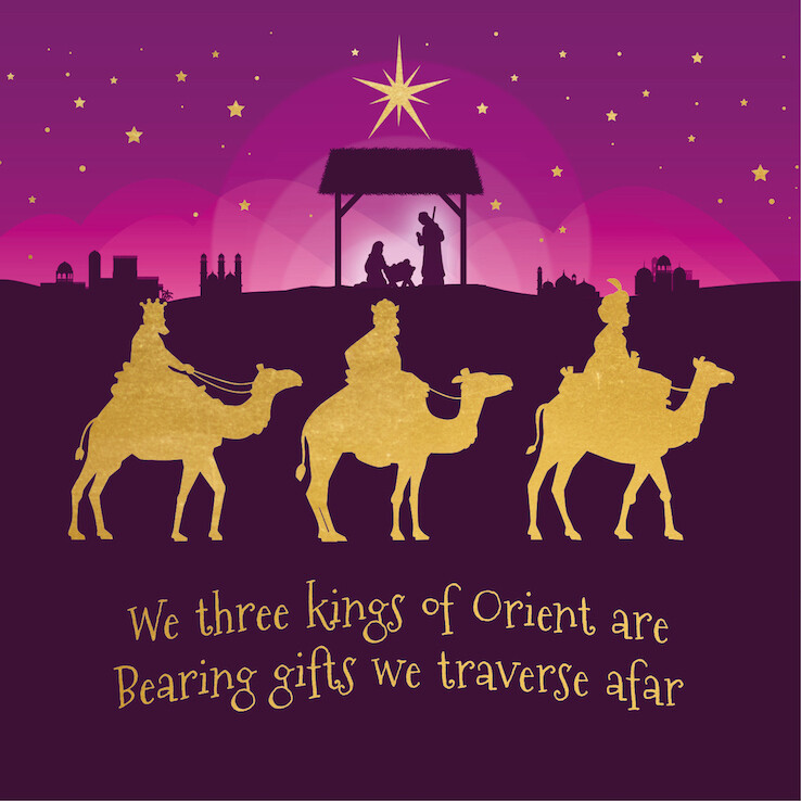 Three Kings bearing Gifts