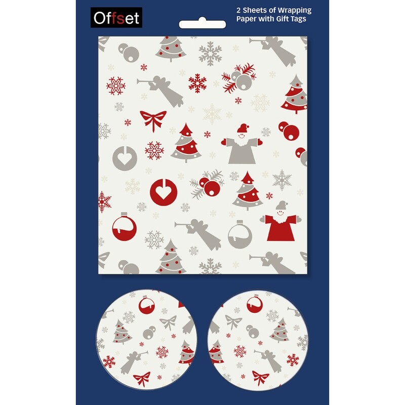 Festive Icons Gift Wrap