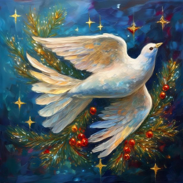 Festive Dove