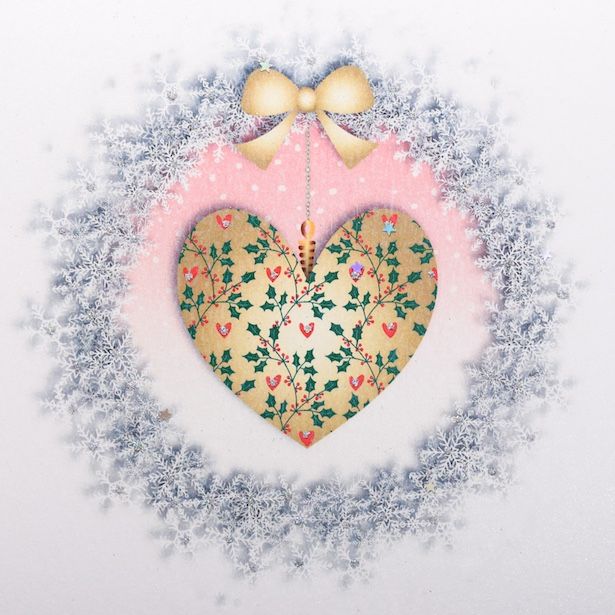 Golden Heart Bauble