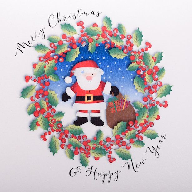 Garland Santa