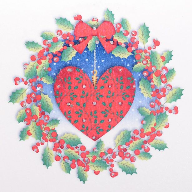 Crimson Heart Bauble