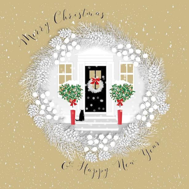 Merry Christmas Black Door