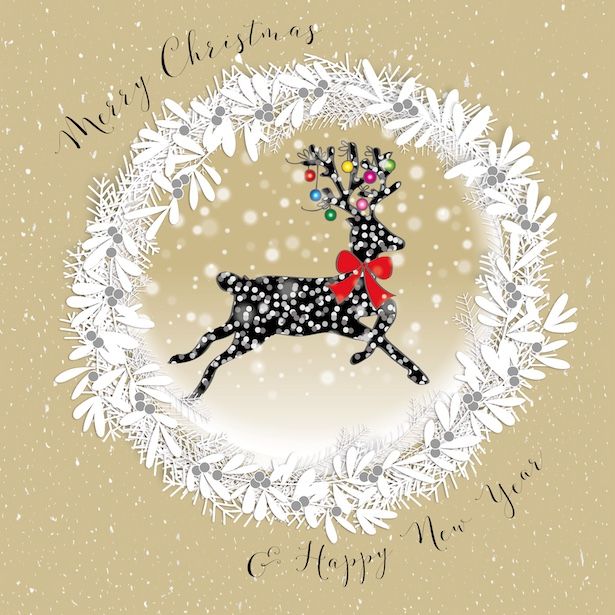 Merry Christmas Bauble Reindeer