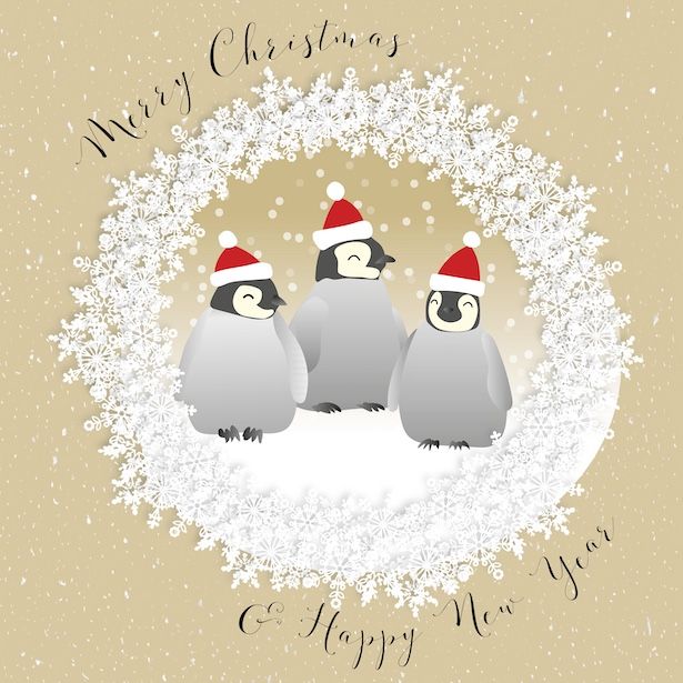 Merry Christmas Penguins