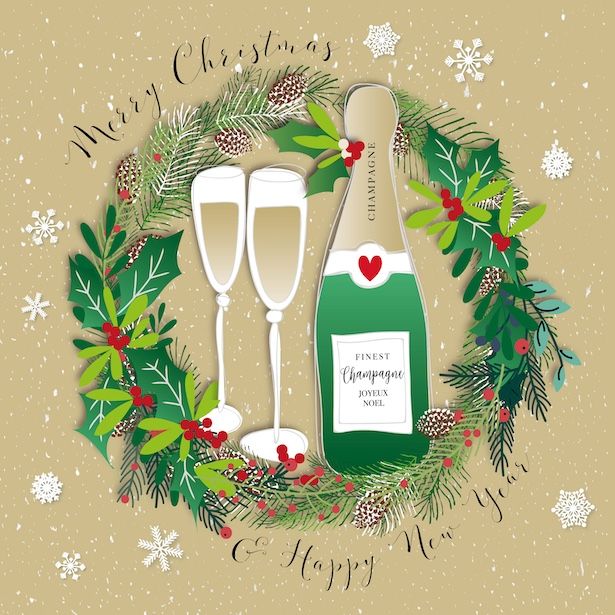 Merry Christmas Champagne