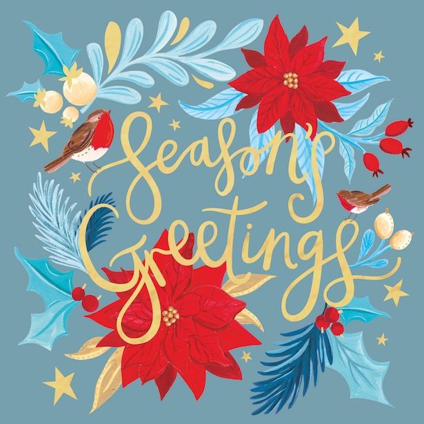 Poinsettia Greetings