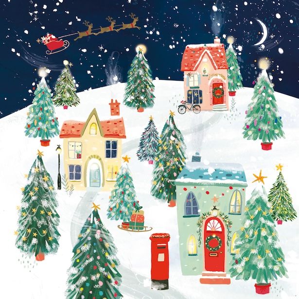 Snowy Village