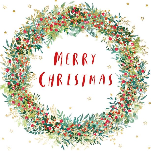 Merry Christmas Wreath