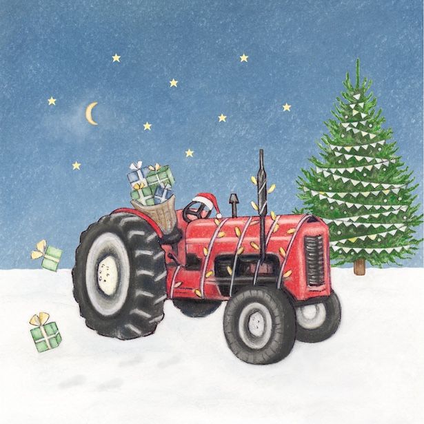 Christmas Tractor