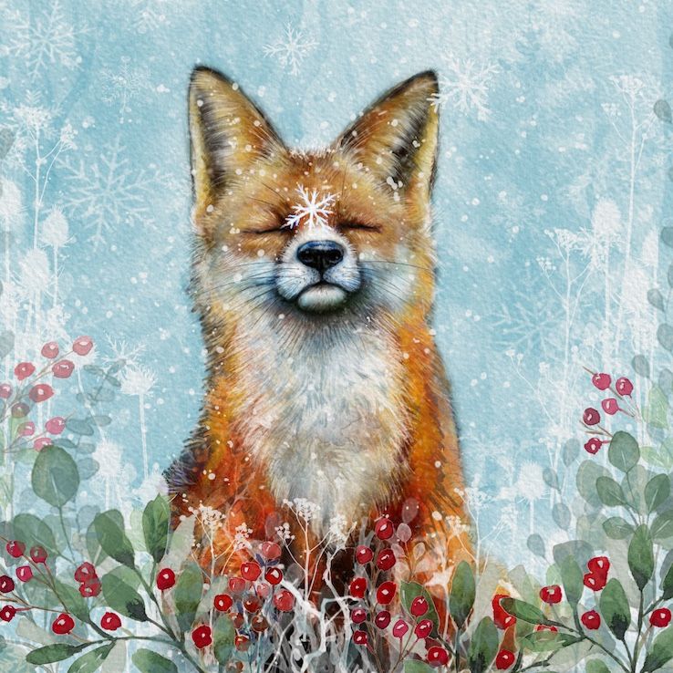 Fox and Berries