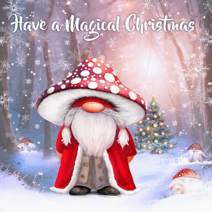 Christmas Mushroom