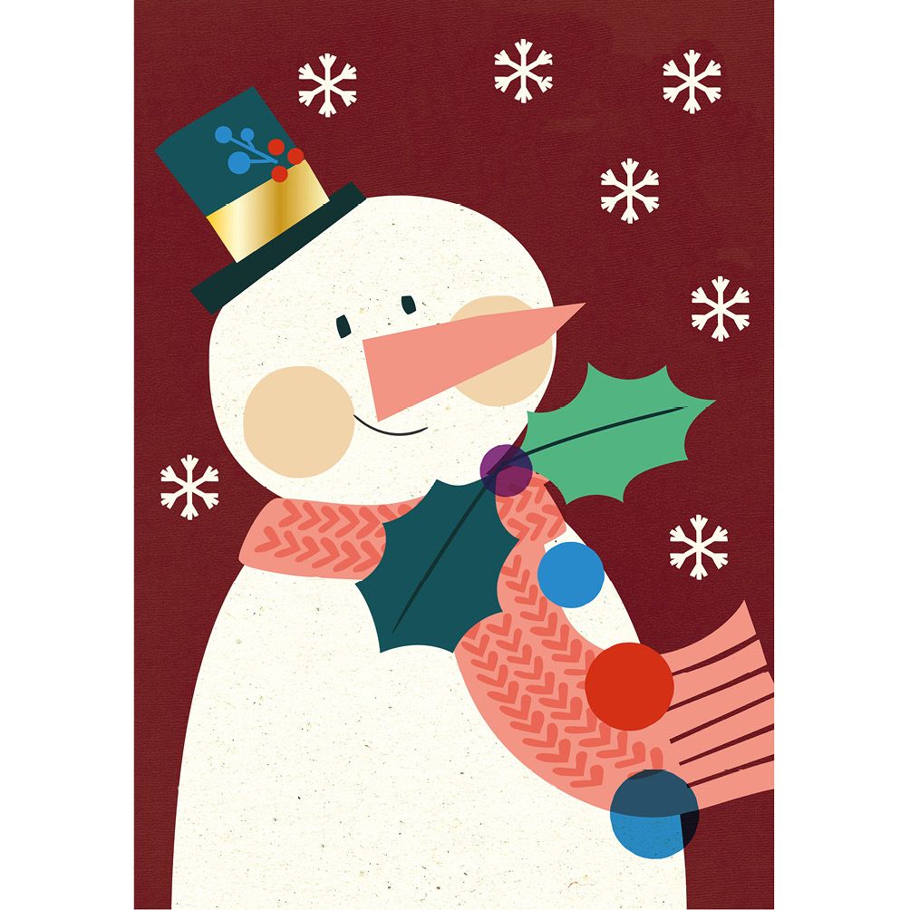 Claret Snowman