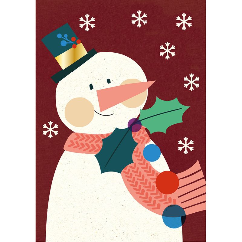 Claret Snowman