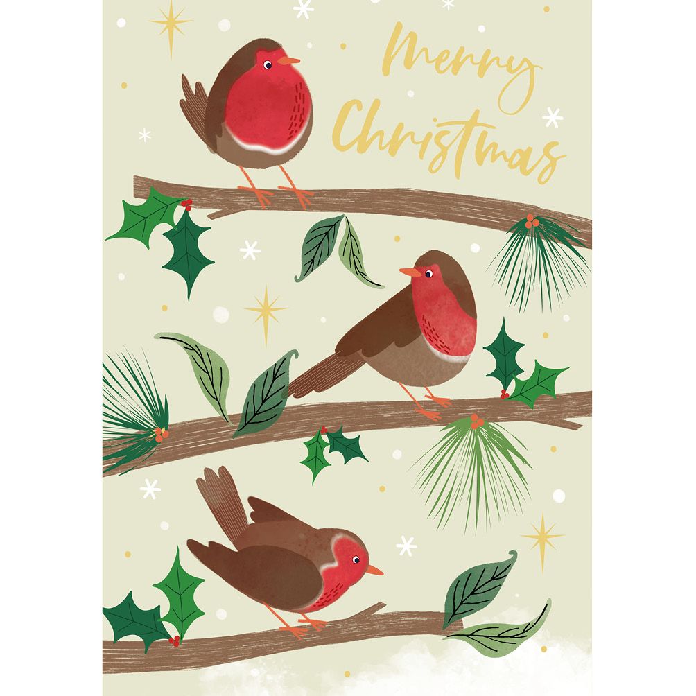Festive Robins