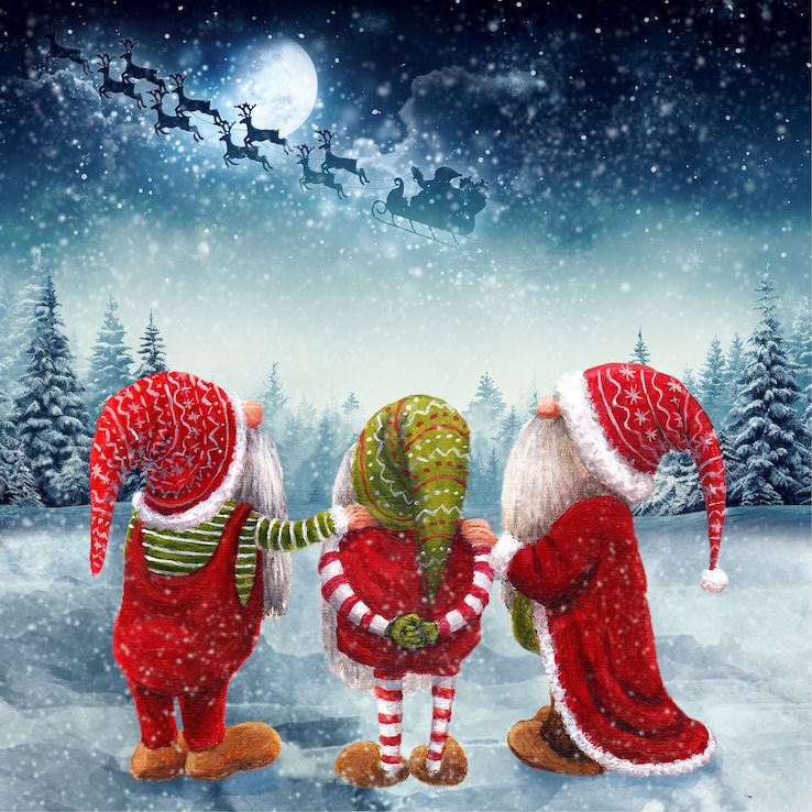 Santa&#39;s Trio