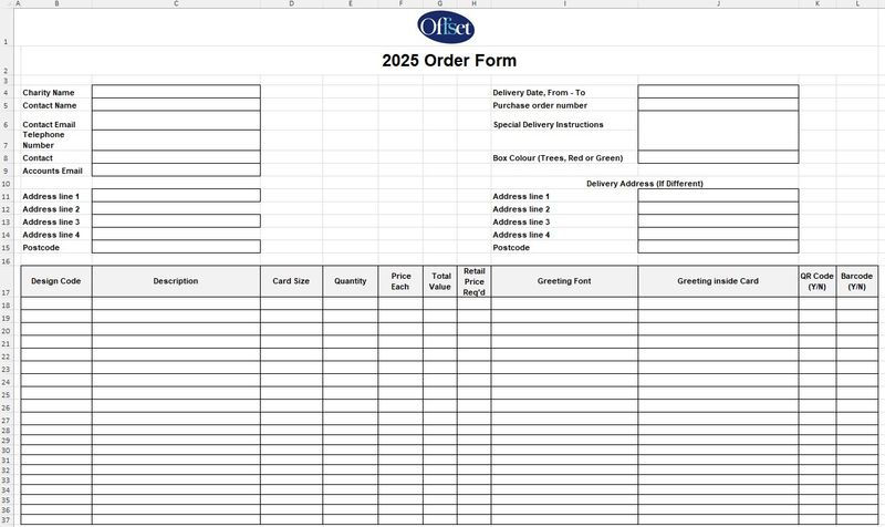 2025 Order Form