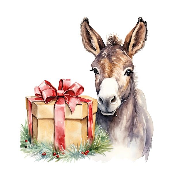 Festive Donkey