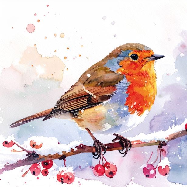Robin Watercolour