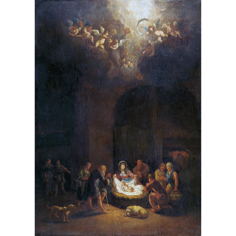 The Adoration of the Shepherds by Pieter Bout