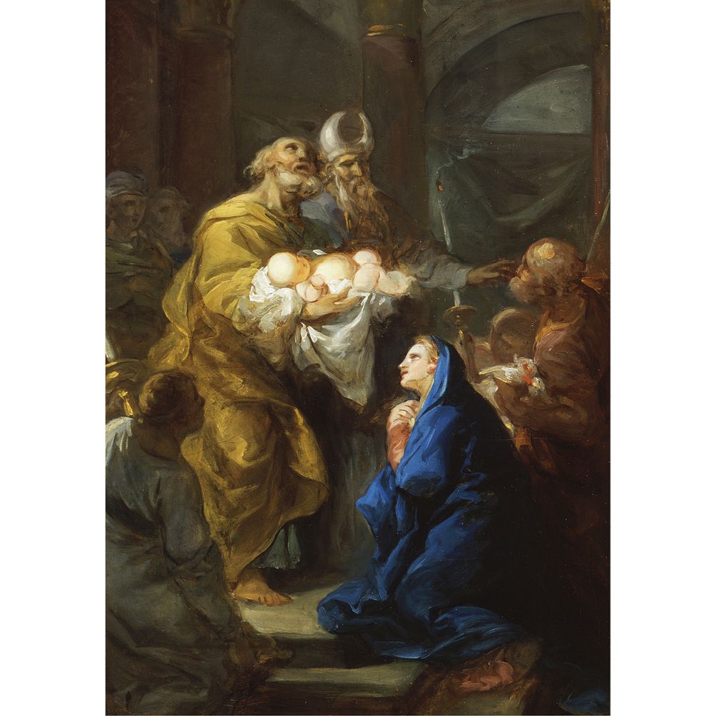 Presentation of Christ in the Temple by Vicente Lo_pez y Porta�a1