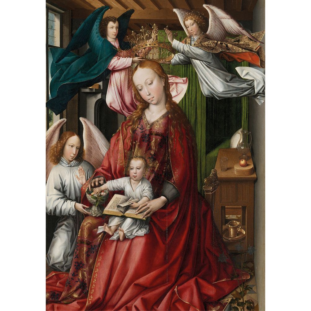 Virgin and Child Crowned by Angels by Colyn de Coter