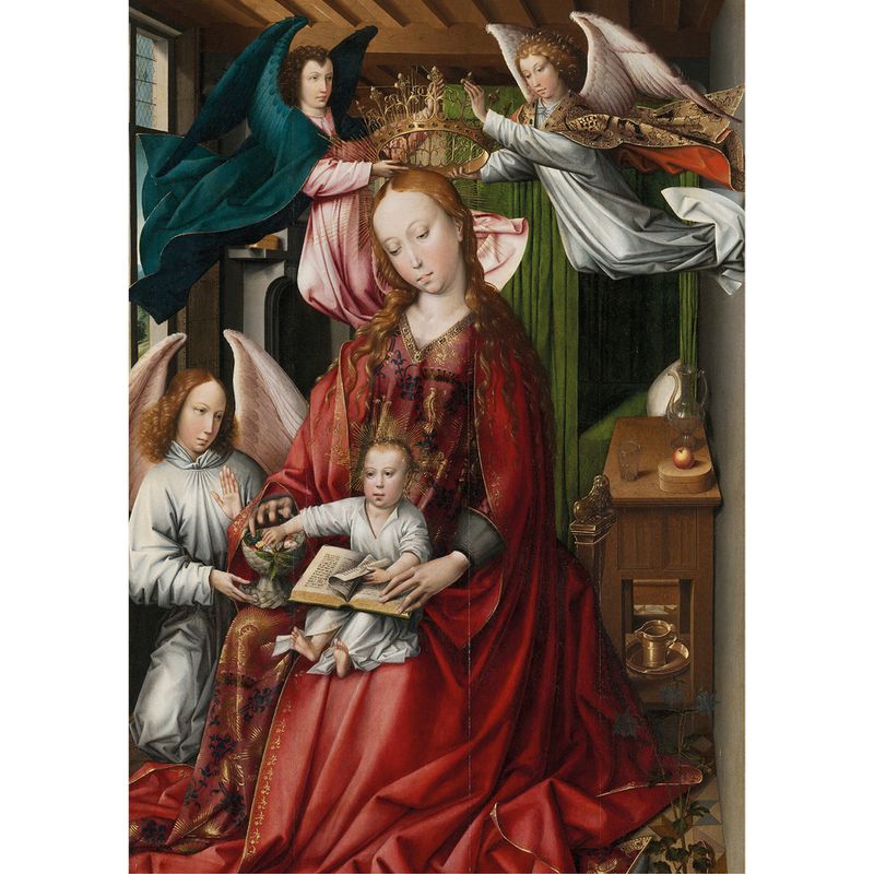 Virgin and Child Crowned by Angels by Colyn de Coter
