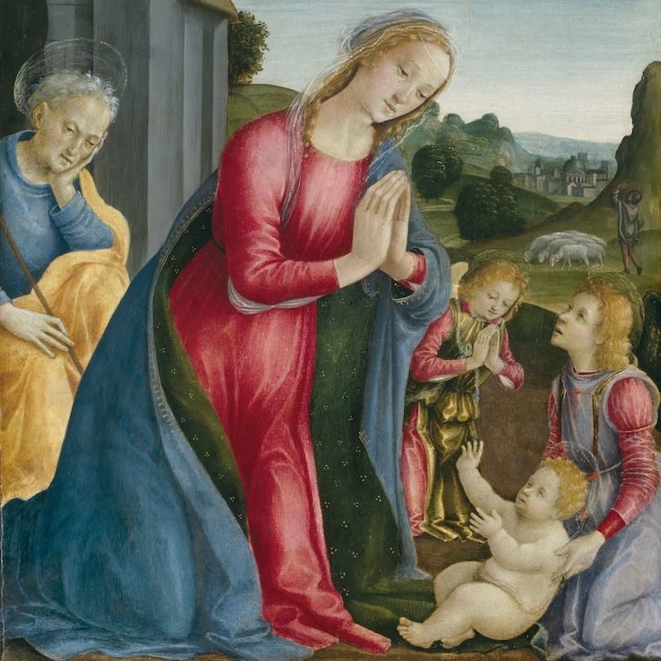 The Adoration of the Christ Child by Vincenzo Frediani