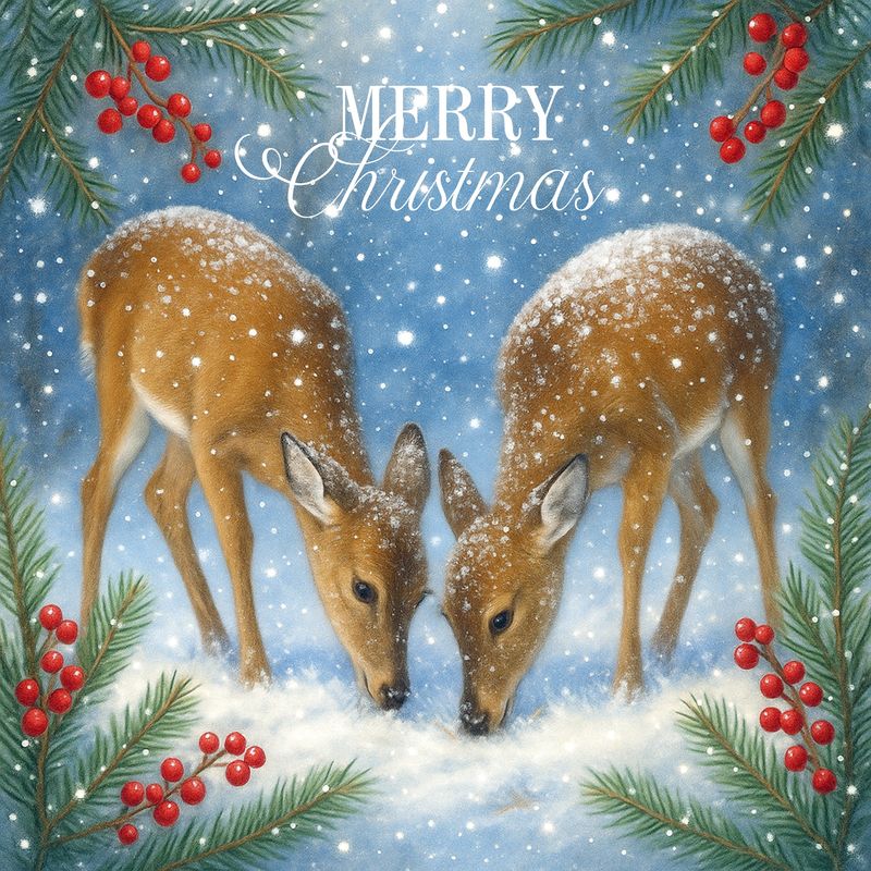 Merry Christmas Reindeer