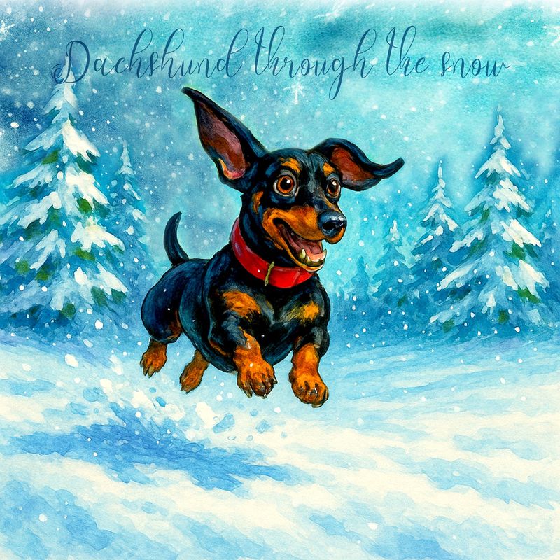 Playful Dachshund