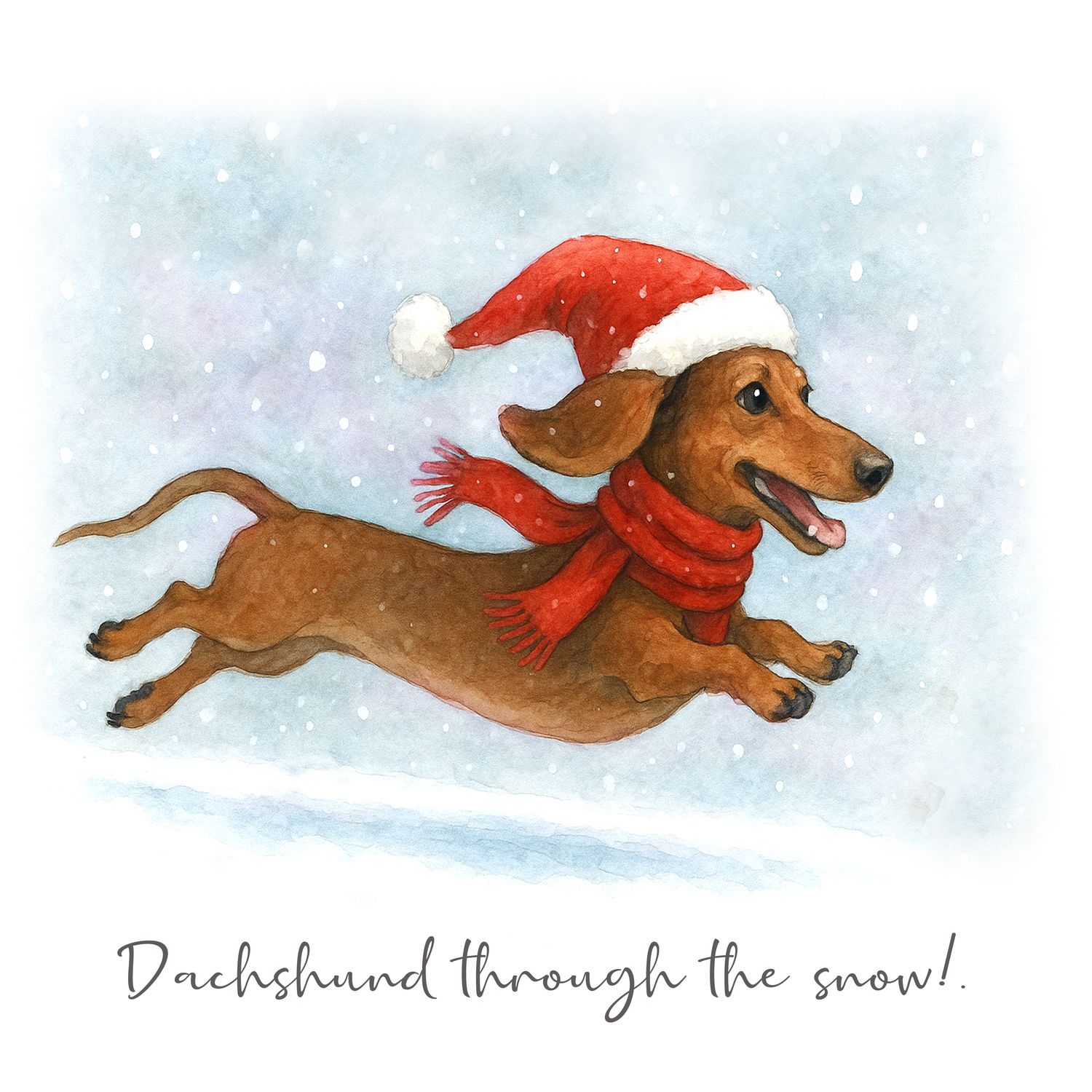 Santa Dachshund