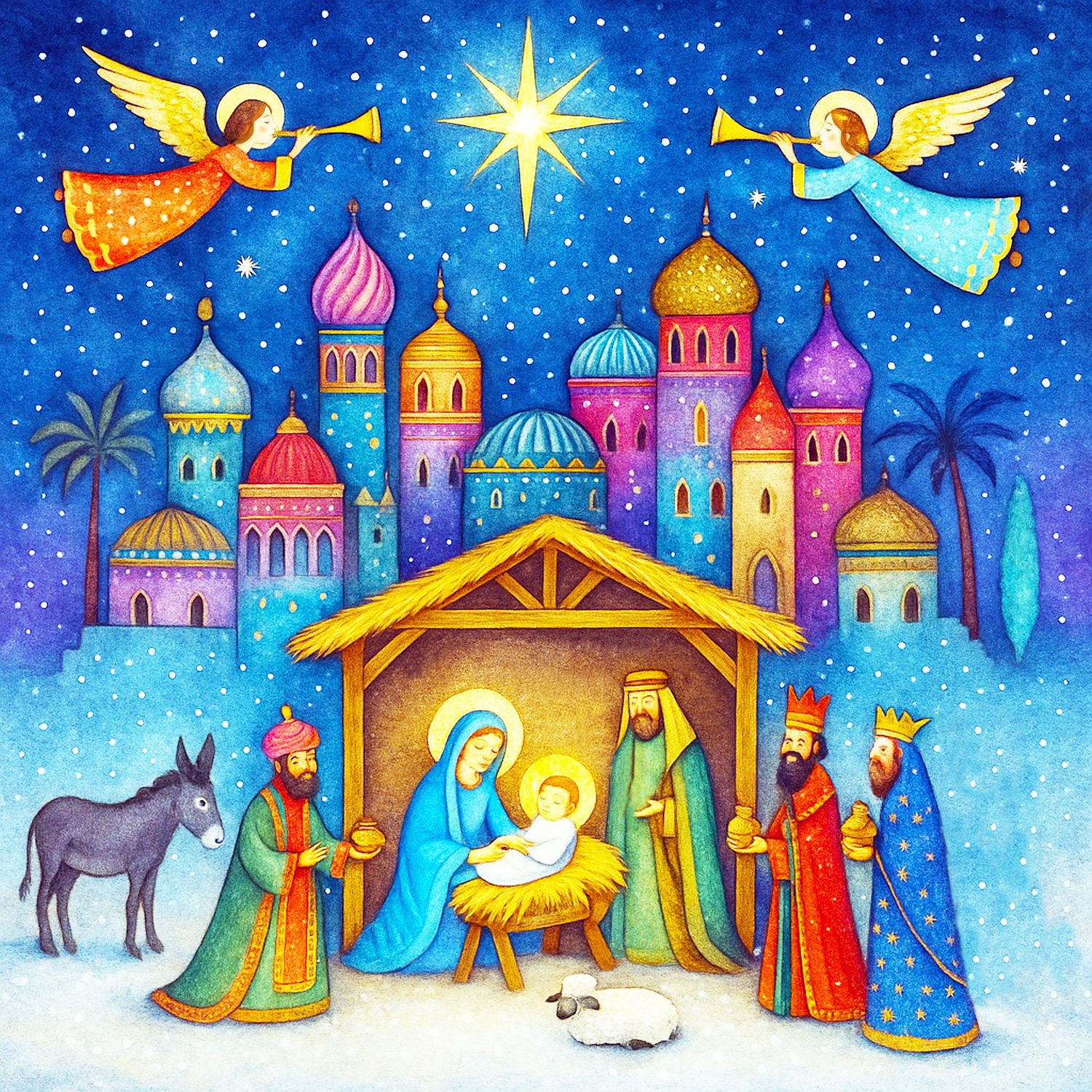 Vibrant Nativity